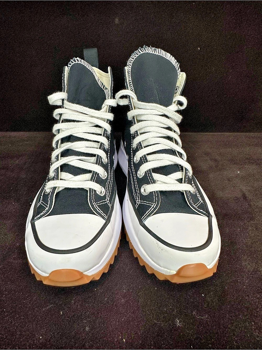 Converse Run Star Hike Hi Sneakers Black & White US